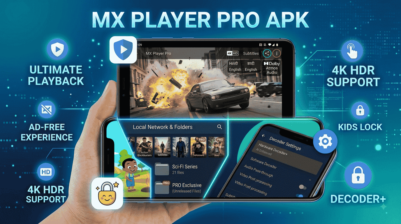 Latest MX Player Pro Mod APK Premium Download-- Digitalonhax.com