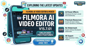 Latest Filmora MOD APK v15.7.01 (Pro Unlocked) Download